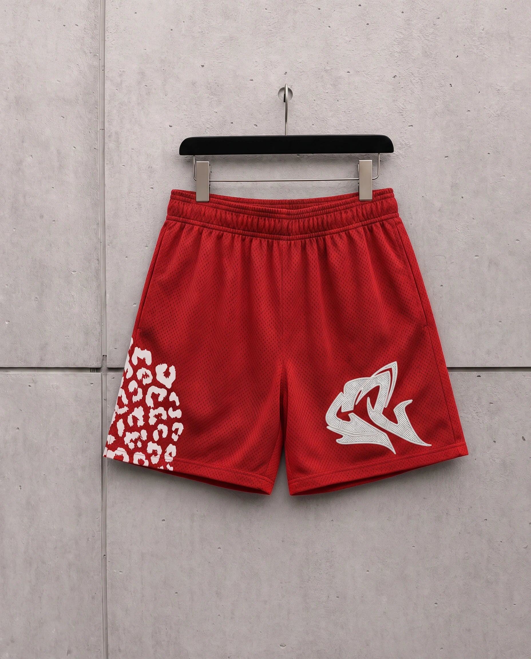 Red Lyfestyle Shorts